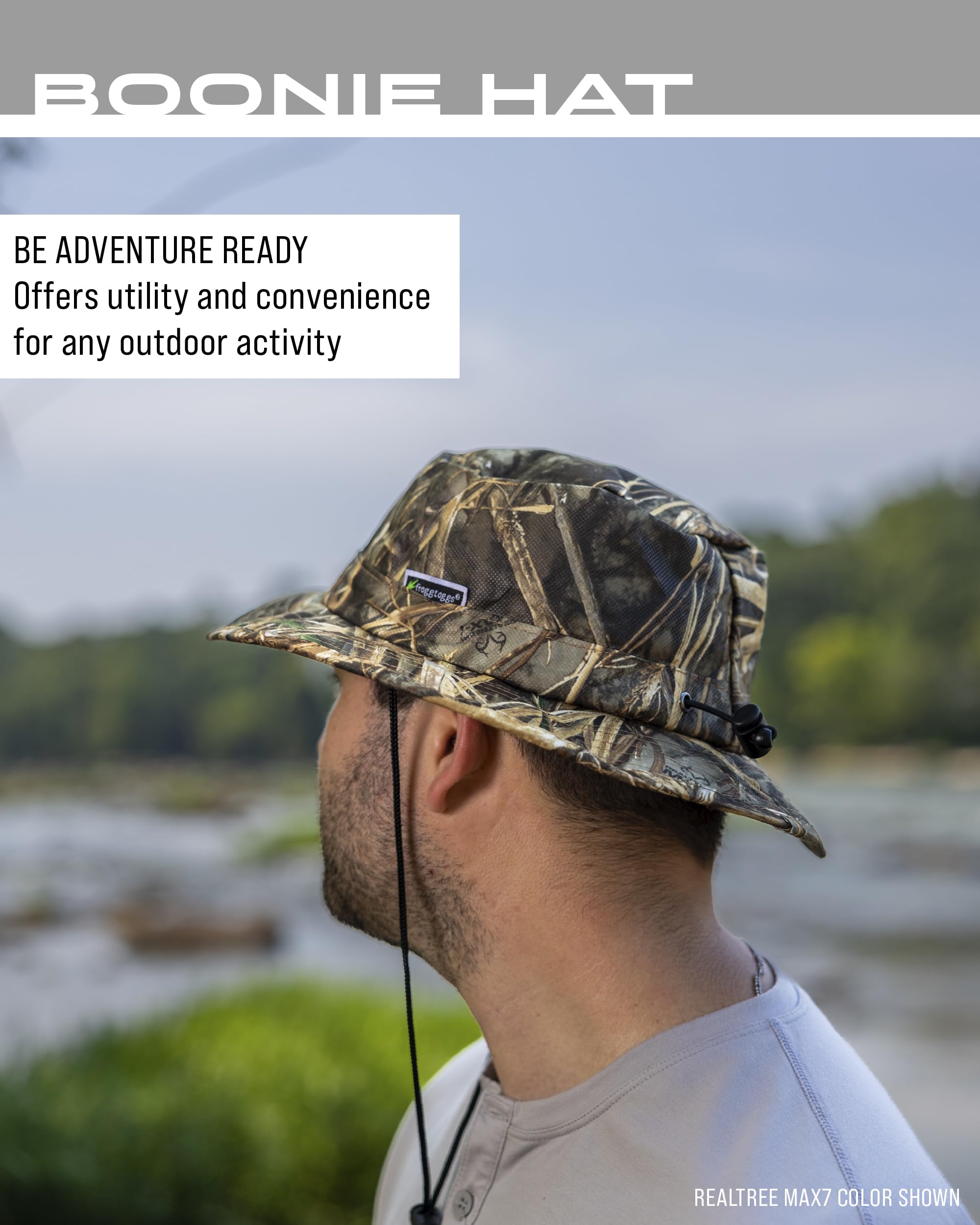 FROGG TOGGS Boonie Hat - Fishing hat offers waterproof, breathable, sun protection
