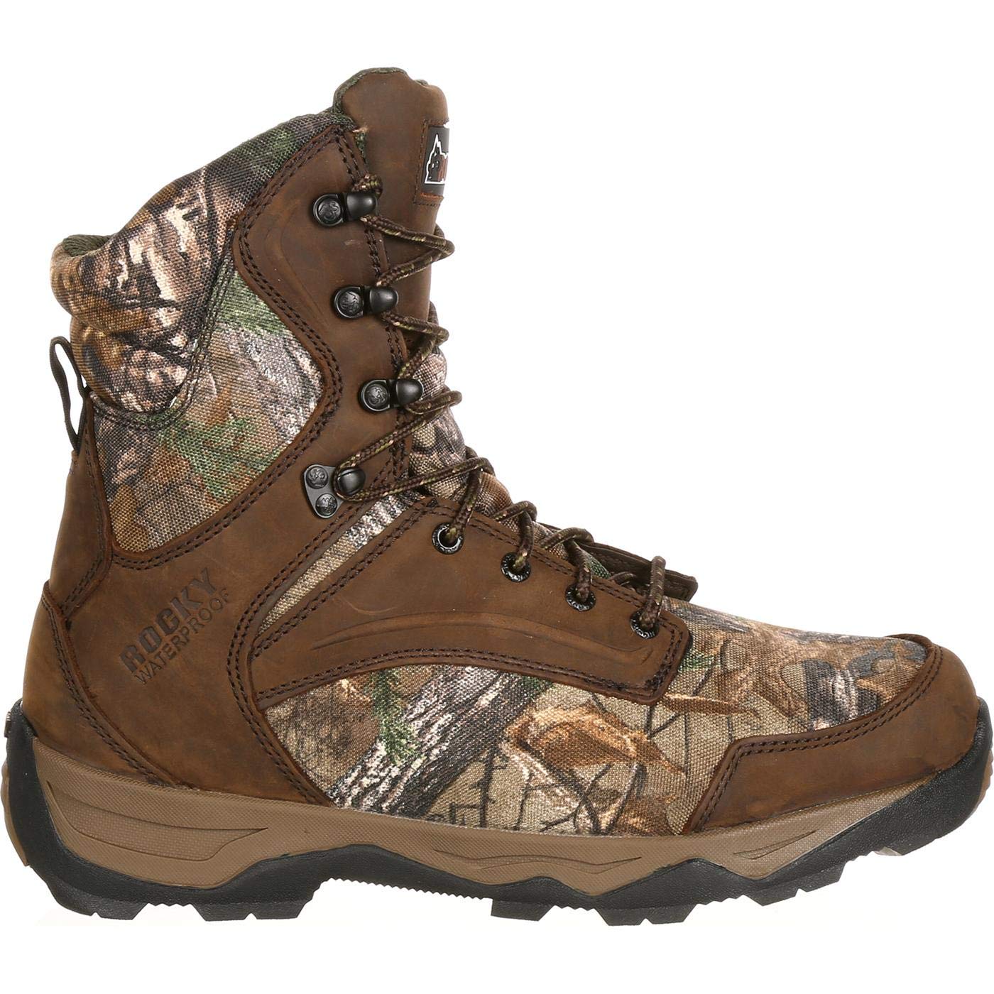 ROCKY Retraction Waterproof 800G Insulated Outdoor Boot, Realtree Xtra, Size 8(W)