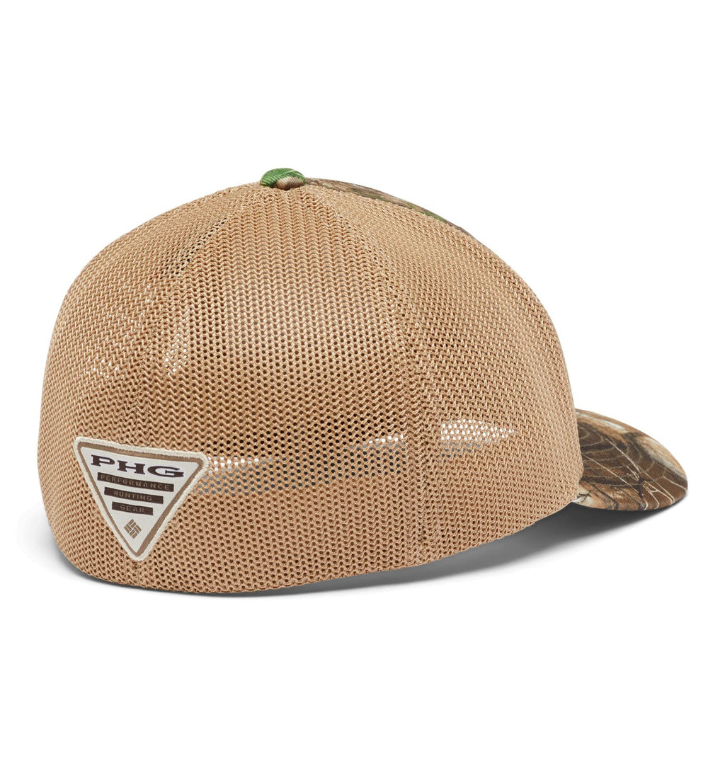 Columbia Unisex PHG Camo Mesh Ball Cap - High, Realtree Edge/Game Flag, Small/Medium
