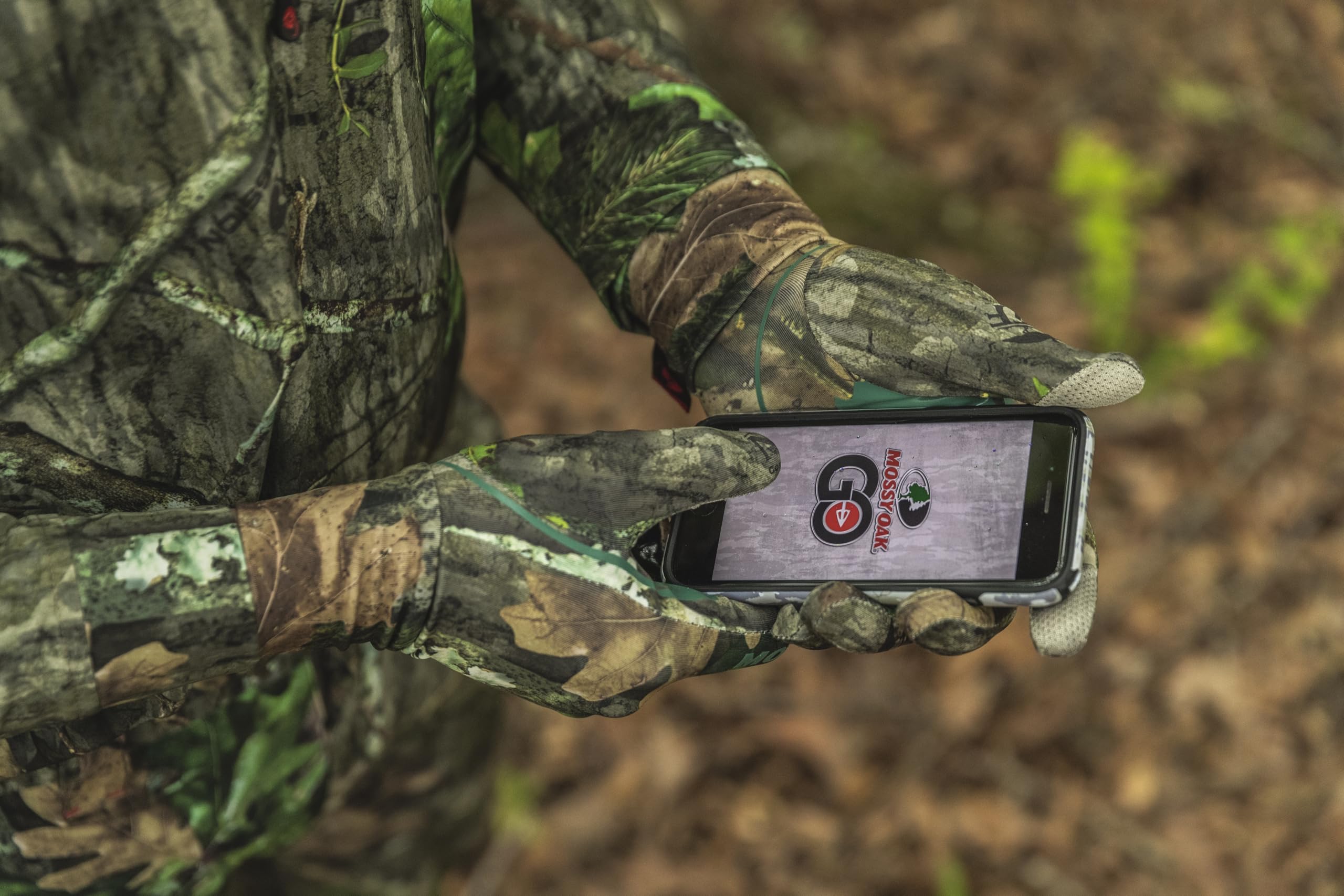 Mossy Oak Lightweight Camo Hunting Gloves