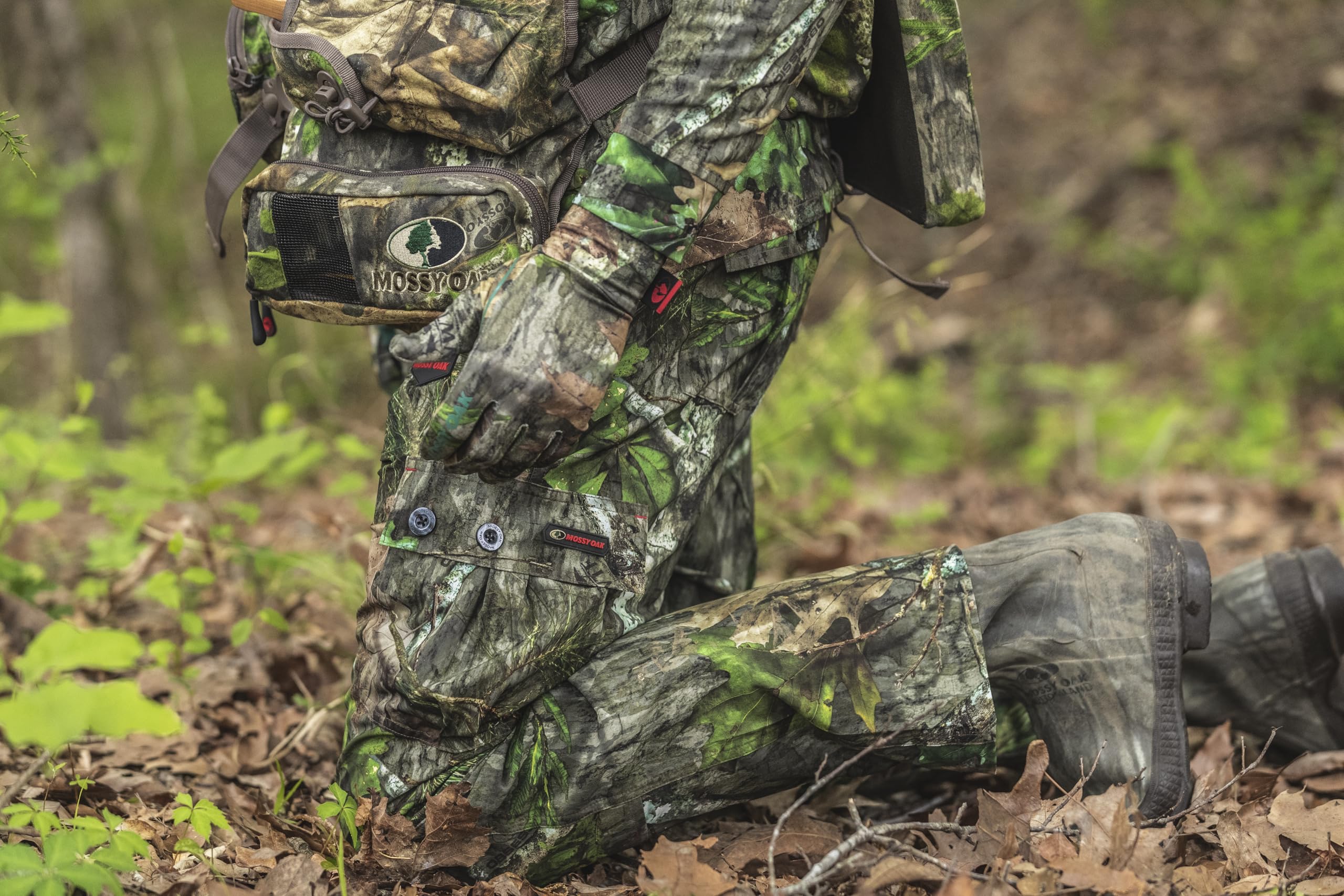 Mossy Oak Lightweight Camo Hunting Gloves
