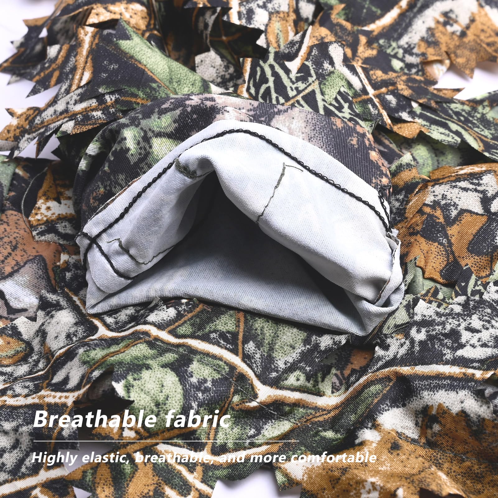 EAmber Camouflage Hunting Gloves 3D Leaf Camo Gloves Pro Anti-Slip Lightweight Archery Accessories Hunting Outdoors
